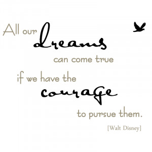 Black and buckskin staggered dreams quote wall decal