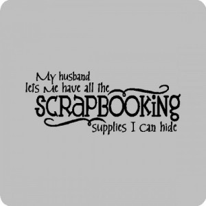 Scrapbooking Wall Quotes Words Sayings Removable Vinyl Lettering