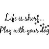 ... dog inspirational home vinyl wall quotes decals sayings art lettering