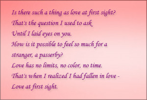 Love at first sight quotes