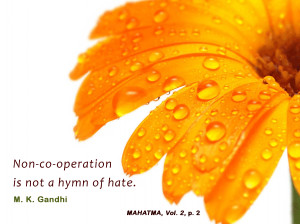 Mahatma Gandhi Quotes on Non-co-operation