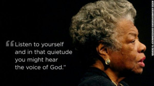 Dr. Maya Angelou last quote in Twitter.