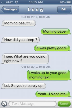 Cute Good Morning Texts for Boyfriend