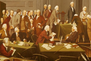 Signing the Declaration of Independence?