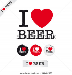 stock-vector-i-love-beer-font-type-with-signs-stickers-and-tags-ideal ...