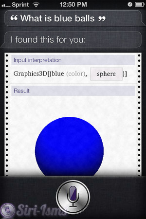 What Is Blue Balls? - Funny Siri Quotes
