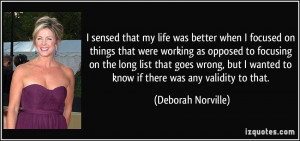 More Deborah Norville Quotes