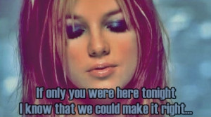 britney, britney spears, song quotes, girl, sad - inspiring picture on ...