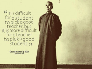 quote from Grandmaster Ip Man #martial arts #Wing Chun http://www ...