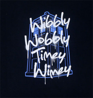 21587 Wibbly Wobbly Timey Wimey - Dr. Who T-shirt