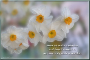 mistake quotes - When we make a mistake and do not correct it, we have ...