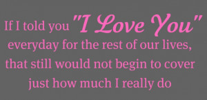 And since I had some time last night, I added my favorite LOVE quotes ...