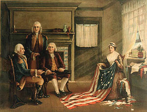 Maryland History - first flag of the united states.