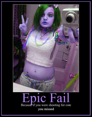 Epic Fail Emo Girl