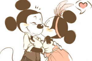 cute, disney, love, mickey mouse, minnie mouse