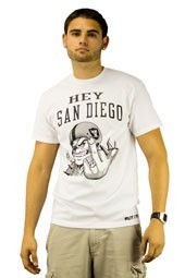 This is our Hey San Diego San Diego Chargers up yours from Oakland ...