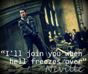hallows, harry potter, harry potter quotes, jk rowling, neville ...