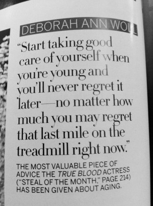 take care of yourself NOW