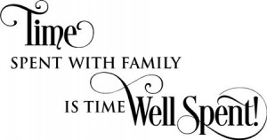 Time Spent With Family Is Time Well Spent