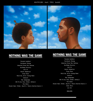 Drake Nothing Was the Same Deluxe Album Cover