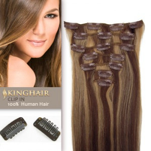 Dark Red Hair Extensions Clip
