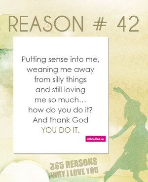 Reasons why I love you #42