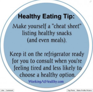 Healthy eating tips for snacks
