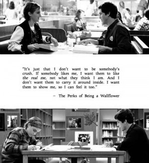 The Perks of Being a Wallflower-my favorite part in the book :)