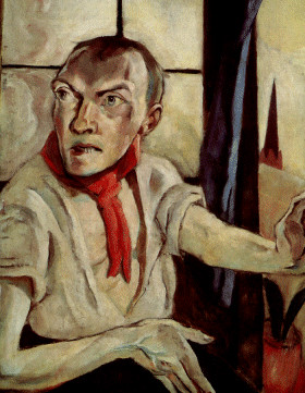 Max BECKMANN, Selbstporträt, 80X60 cm Öl auf Leinwand,1917 ...
