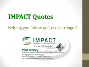 Impact quotes