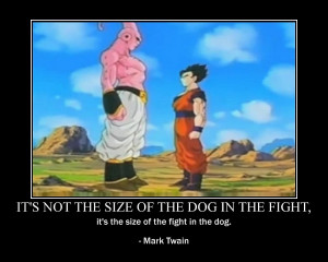 Tags: Anime, DRAGON BALL, Son Gohan, Majin Buu, Saiyan, Quote