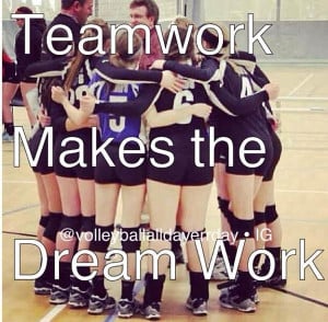 Teamwork quotes volleyball