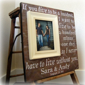 Picture Frame Personalized Frames Custom Wedding Gift 16x16 IF YOU ...