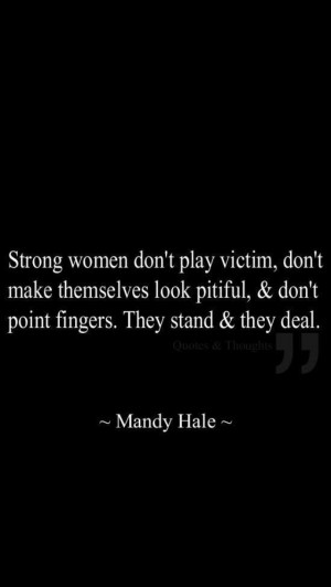 Love this!...be strong and be real