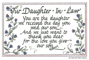 Quotes About Daughters in Law