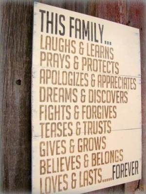 So blessed is my family...thru God!