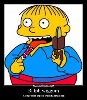 Ralph Wiggum Frases Celebres