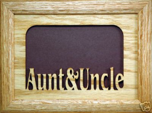 Aunt and Uncle Photo Frame 5x7