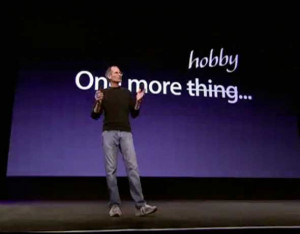 Steve Jobs, co-founder of Apple: 