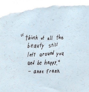 anne frank, beauty, paper, quote, writing