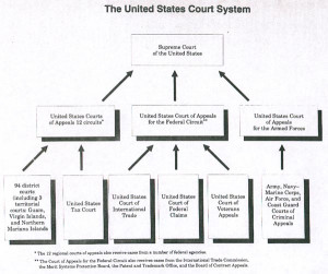 Federal Court System Structure Chart