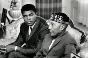 ... Elijah Muhammad announced in a recorded statement played over the