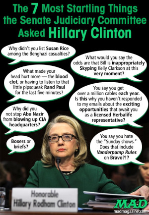 Senate Judicial Hillary Clinton