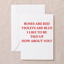 If You Loved me You'd Spank me Greeting Card