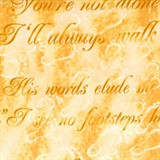 Cardigan Girls Inspirational Quotes Blocks 24x44 Large Fabric Panel