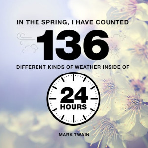 Spring Quotes Mark Twain
