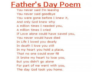 Father’s Day Poem