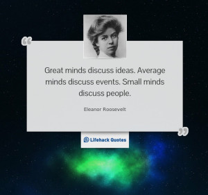 Eleanor Roosevelt Ideas People