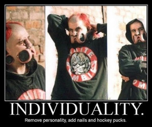 Individuality Funny...