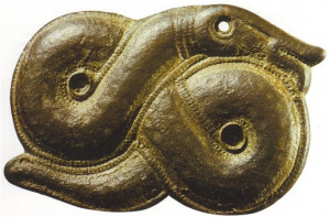 Dragon brooch from the Viking age